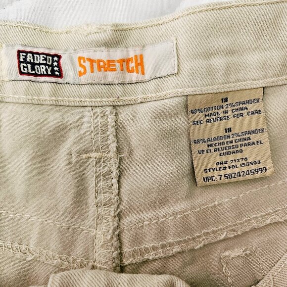 Faded Glory Women Plus Size Ivory Denim Casual Jeans Size 18 - Picture 6 of 7